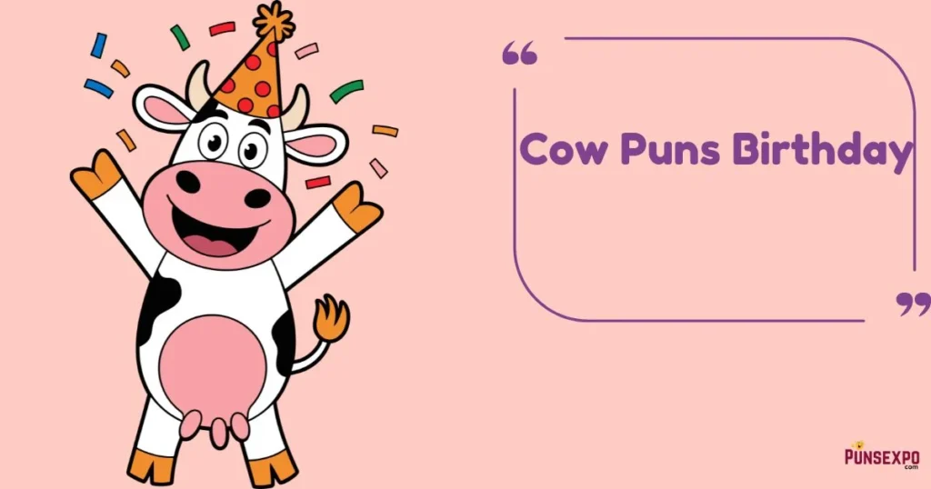 Cow Puns Birthday