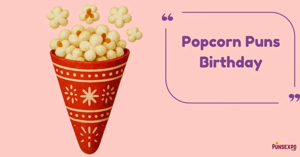 Popcorn Puns Birthday