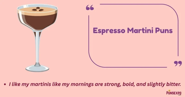 Espresso Martini Puns