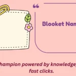 Blooket Name Puns