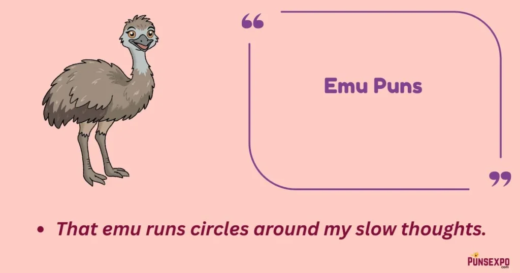 Emu Puns