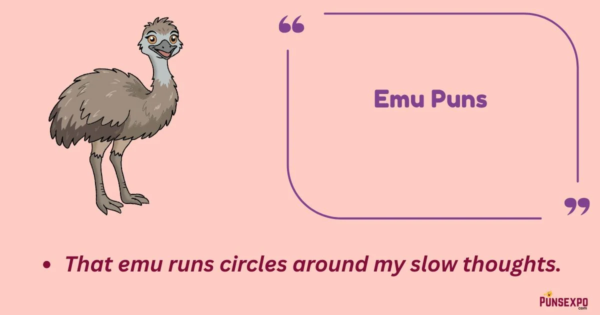 Emu Puns