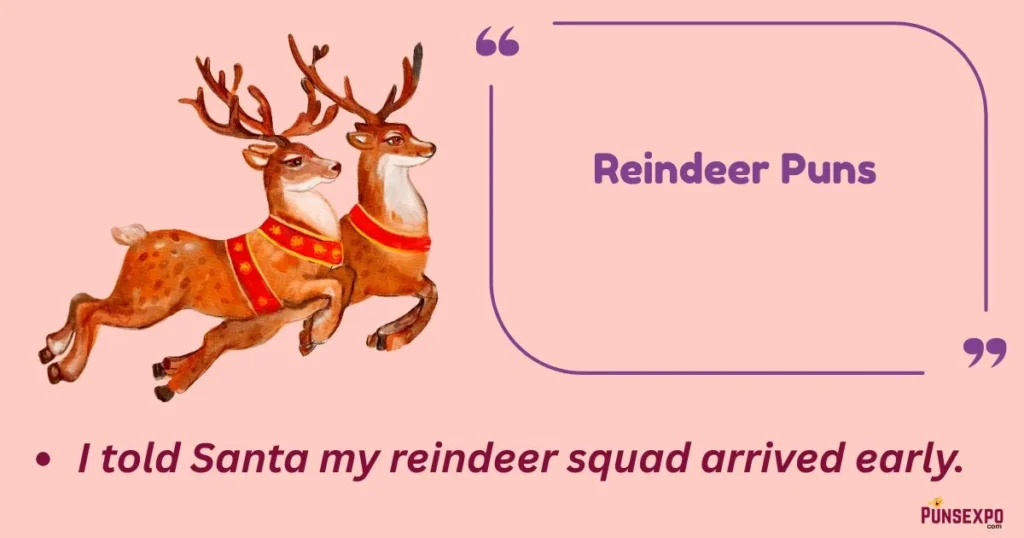 Reindeer Puns