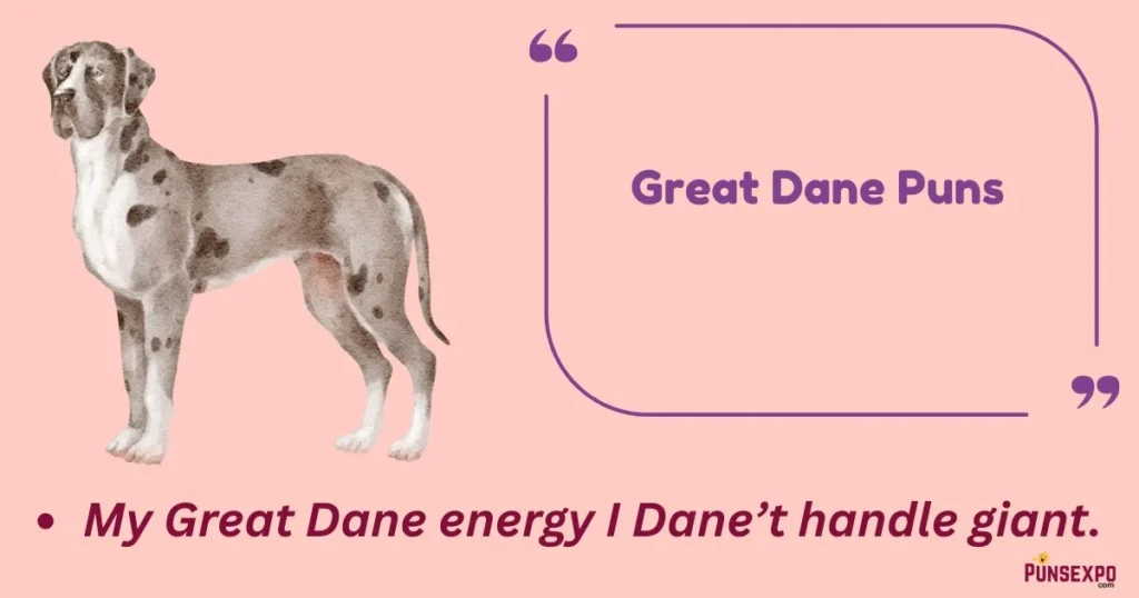 Great Dane Puns