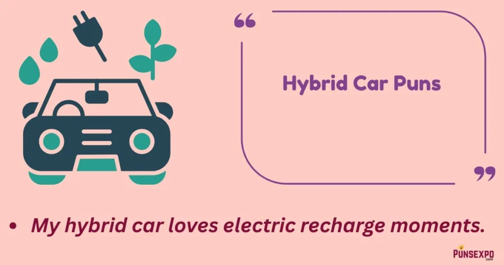 Hybrid Car Puns