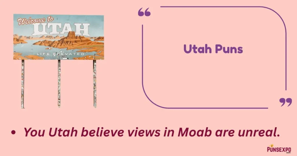 Utah Puns